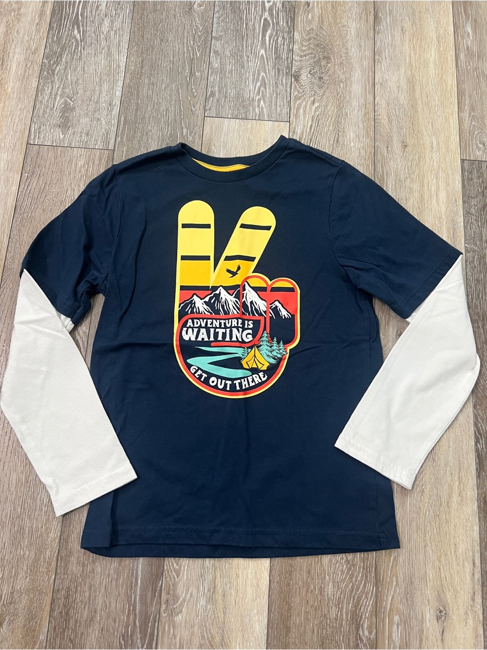 365 Kids Garanimals graphic long sleeve boy tee